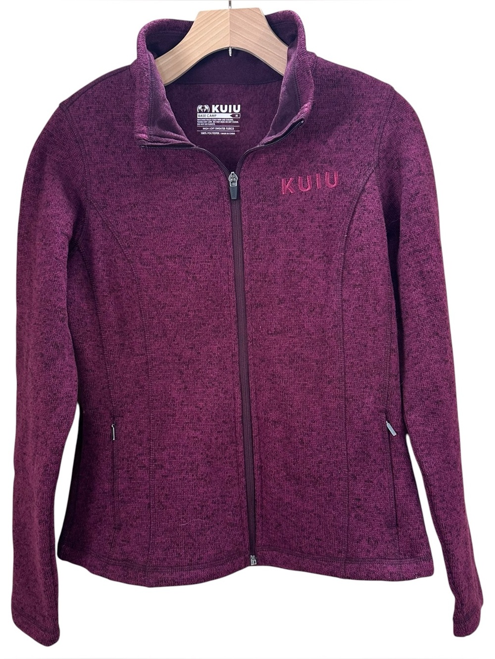 KUIU Women's Medium Base Camp High Loft Fleece Full Zip Sweater Jacket Coat